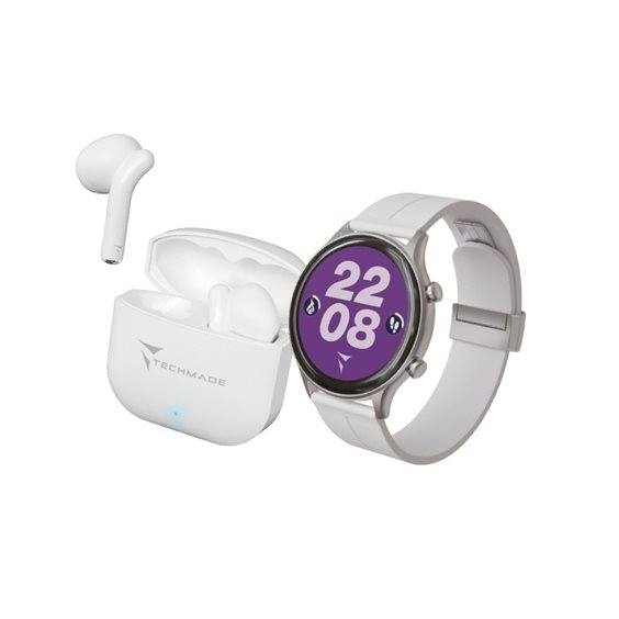 Smartwatches Techmade Dynamic 2.0 in Stahl TM-DYNAMIC2-WH - TM-DYNAMIC2-WH